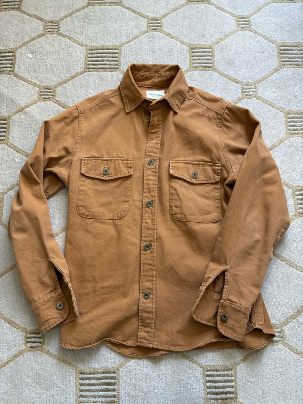 Taylor Stitch X Huckberry Explorer Shirt Size 40 Made in USA